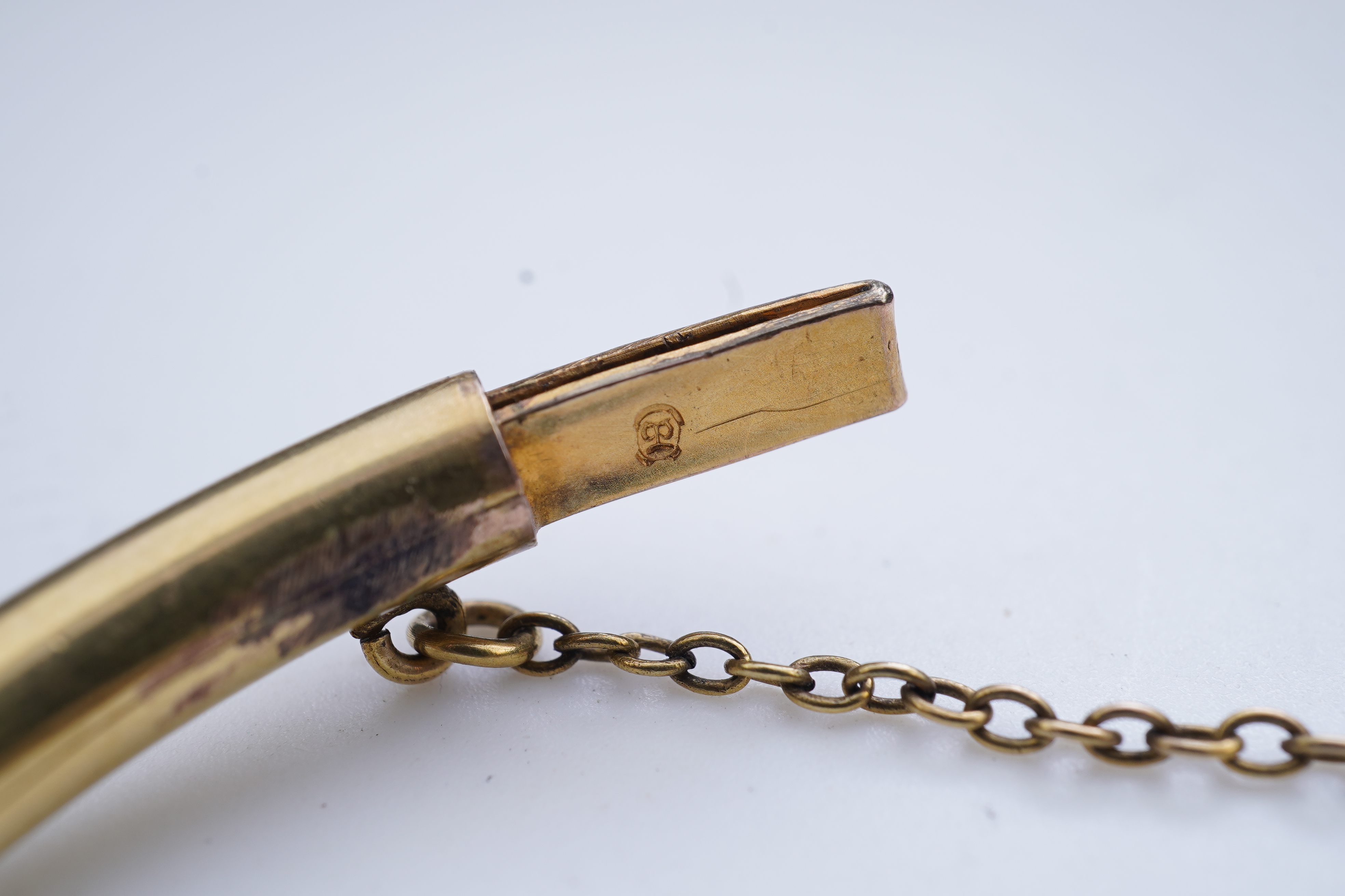 A gilt metal bracelet, mid 19th century